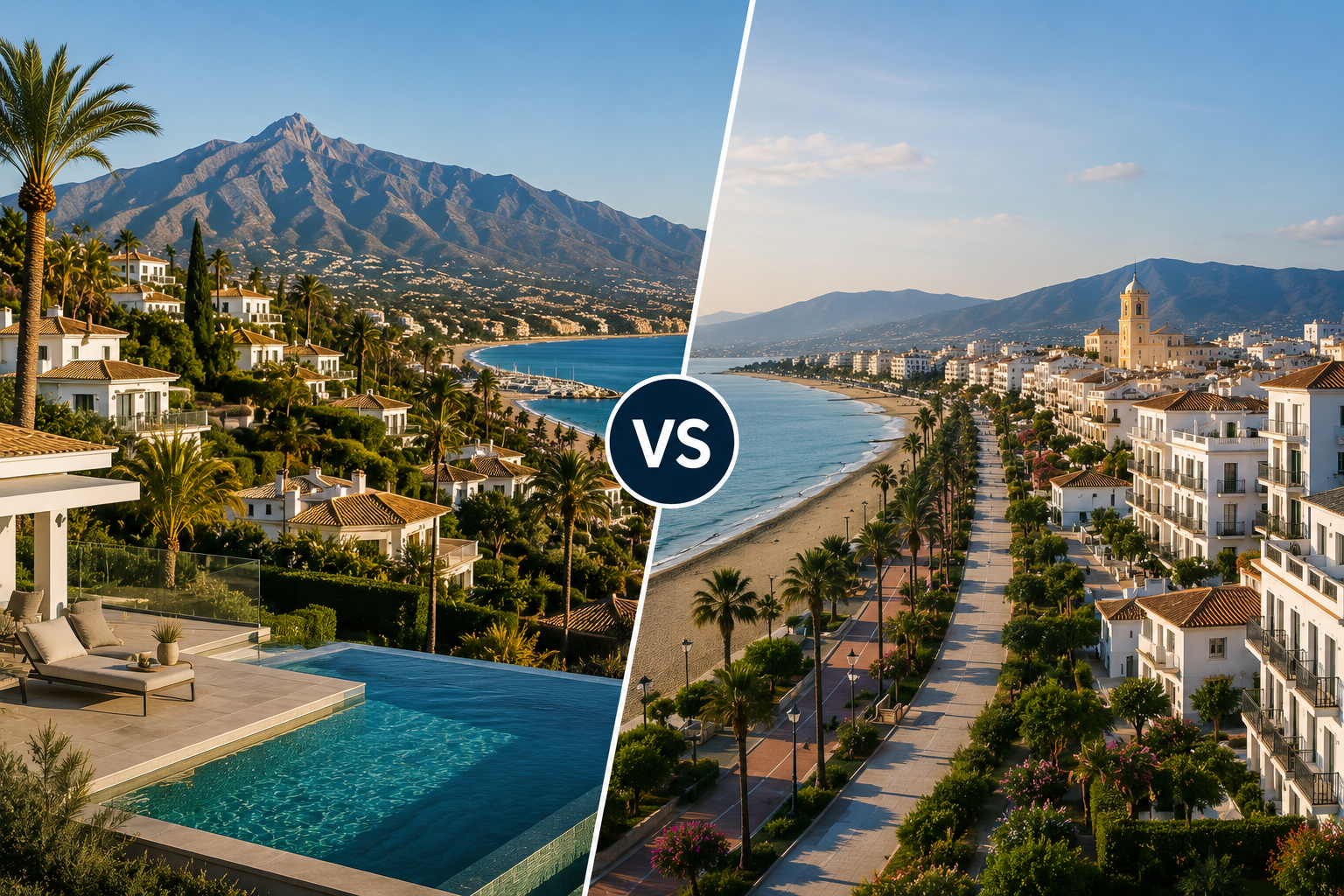 Marbella vs Estepona voor woningkopers